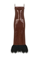 Nocturna Feather Dress