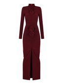 Burgundy Touch Dress