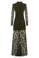 Forest Lace Maxi Dress