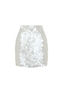 Céleste Ivory Mini Skirt