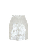 Céleste Ivory Mini Skirt