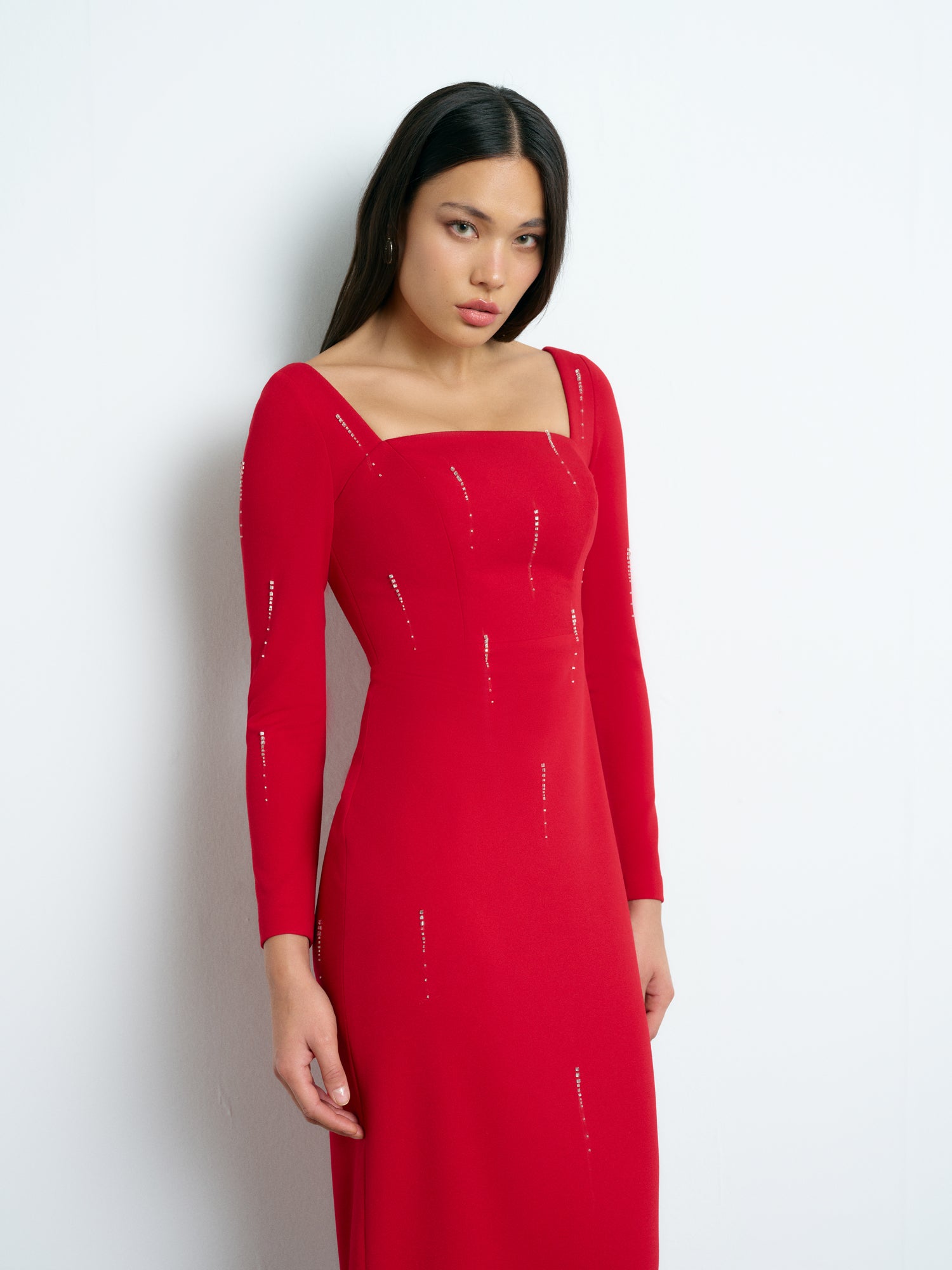 Red Rosana Dress