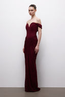 Crimson Vow Dress