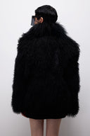 Noctis Shearling Cape