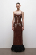 Nocturna Feather Dress