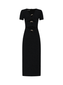 Lüks Kaliteli Elbise Modellerinden Noir Chic Dress