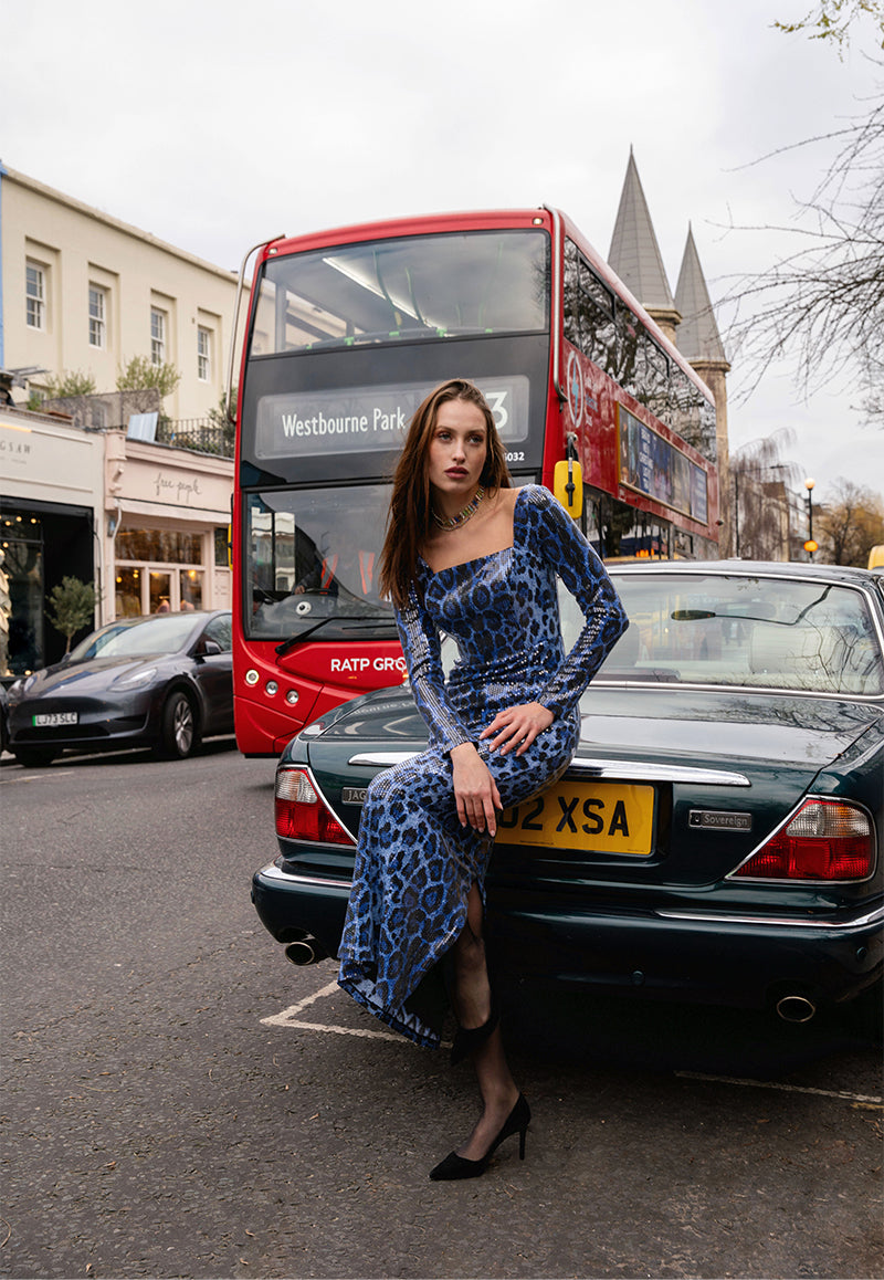 Blue Beatrice Dress