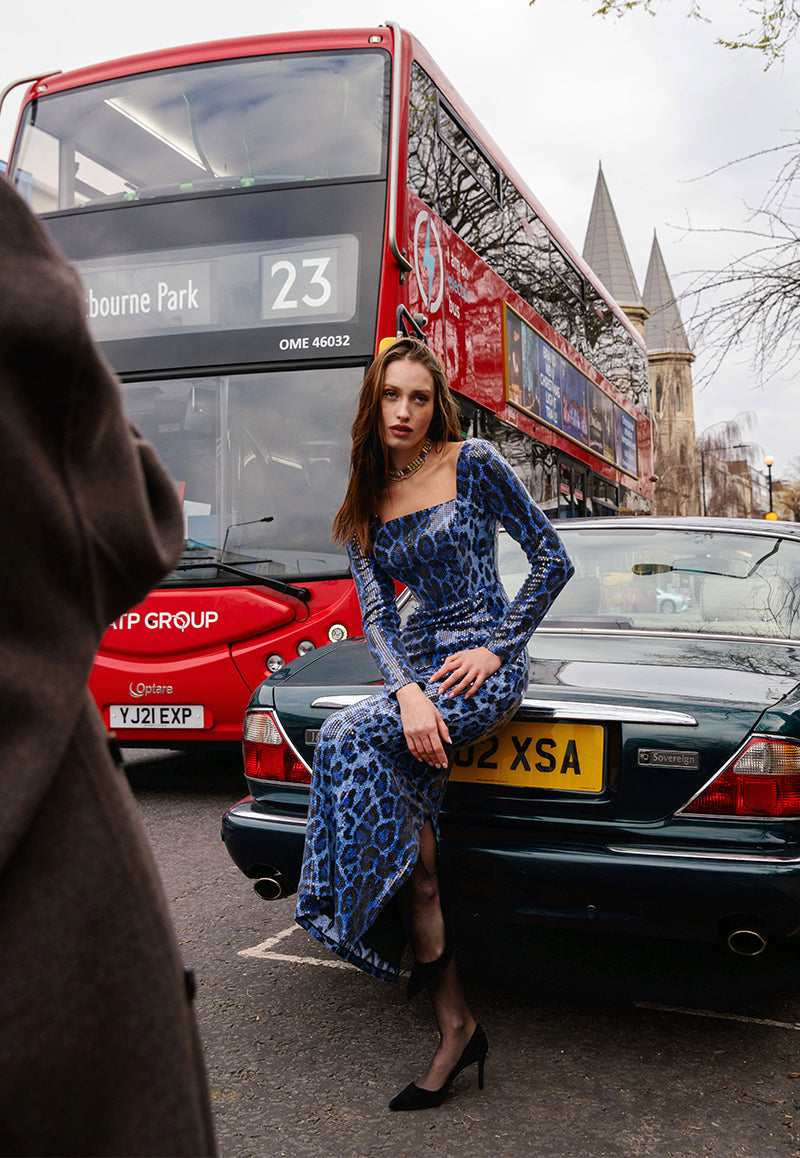 Blue Beatrice Dress