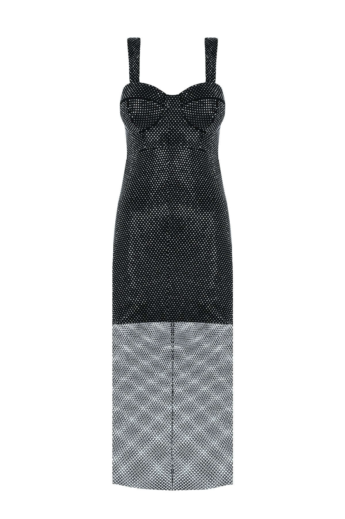 Lüks Kaliteli Elbise Modellerinden Alluring Noir Dress