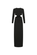 Lüks Kaliteli Elbise Modellerinden Black Galya Dress